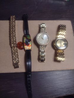 Vintage & Modern Fashion Watch & Jewelry Lot – 4 Pieces