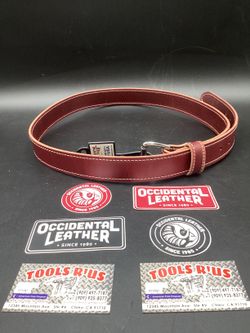 OCCIDENTAL LEATHER 1 1/2 IN. MAN'S PANT BELT**(FINANCIAMOS/WE FINANCE)**