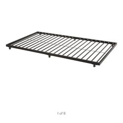 Twin roll-out Metal Trundle Bed Frame 