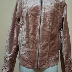 Torrid Jacket velvet  Women Size 00 /L Pink 
