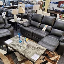 Brand New Calderwell Reclining Sofa and Loveseat With İnterest Free Payment Options 