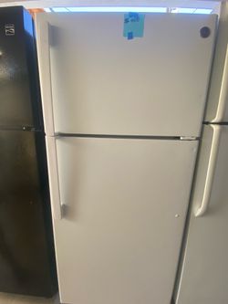 White GE Refrigerator
