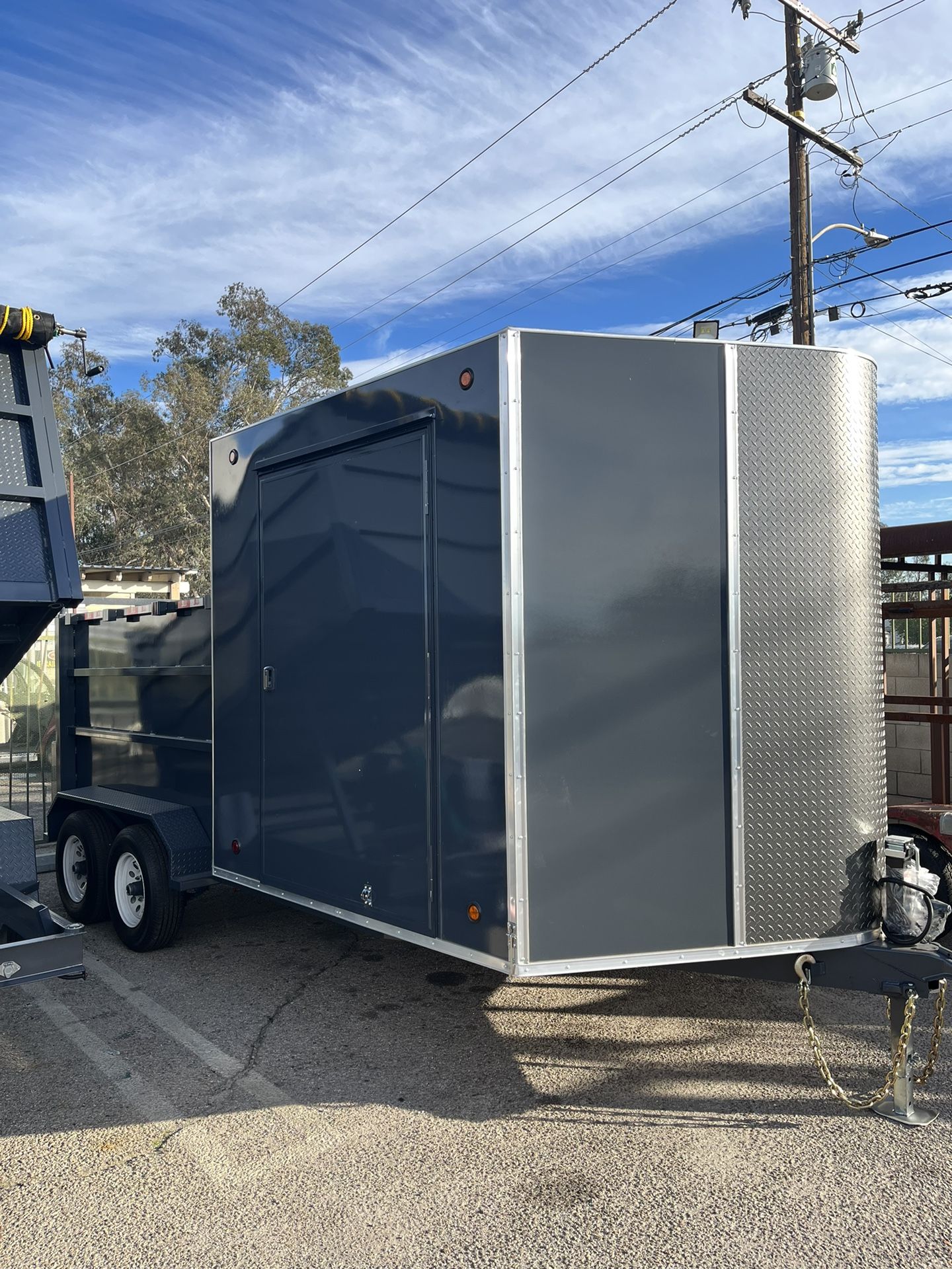 Dump Combo Trailer 8x17x7 