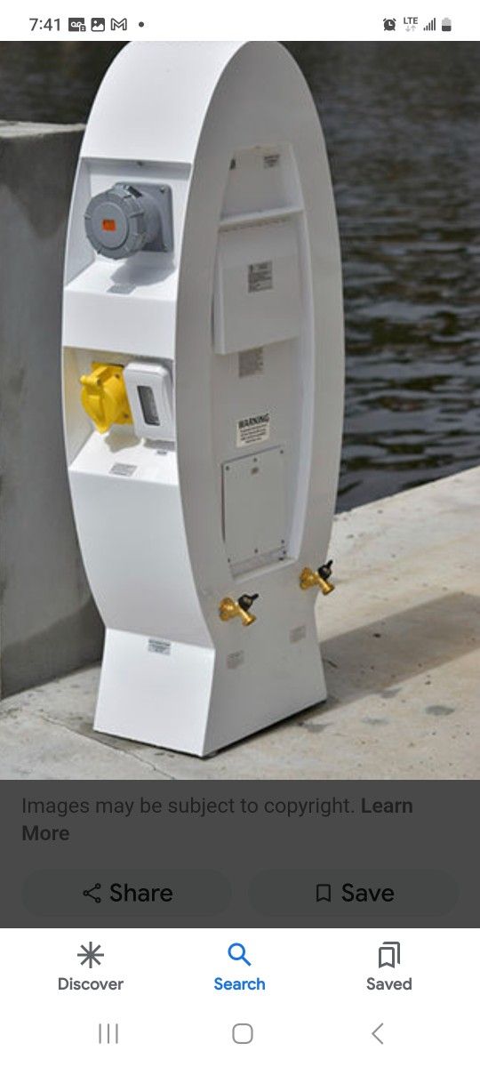 Boat Dock Pedestal Accmar Custom Built 50 Amp Service for Sale in ...