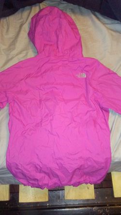 Pink north face jacket