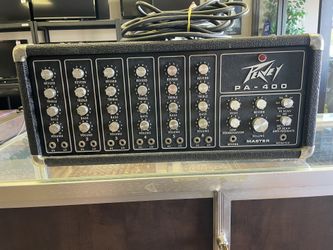 PEAVEY PA-400 400 SERIES MIXER AMP 