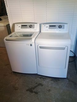 LG Top Load Washer and Dryer Set