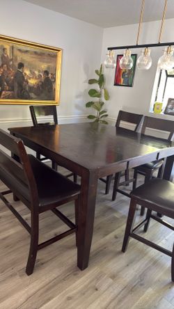 Dinner table and chairs