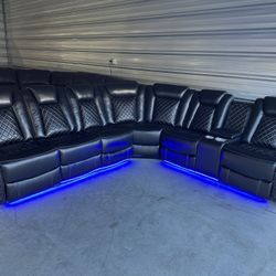 Brand New Power Reclining Sectional Couch