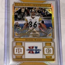 2024 Panini National Treasures Hines Ward Super Bowl Immortality Auto /10 GOLD