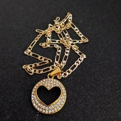 Heart Pendant W Chain