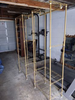 Clothesbrack and shoe rack combo