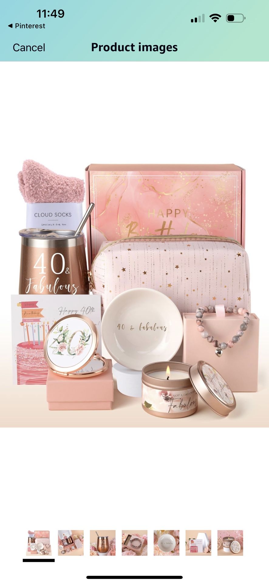 40 ,30, 60, 50 Birthday Gift Box
