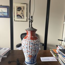 Vtg Porcelain Lamp