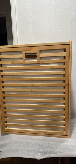 Bamboo Laundry Hampernew with Lid