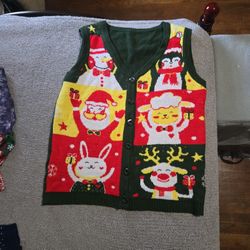 Vest Chritmas Sweater