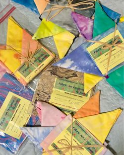 Hand made original dyed fat quarters