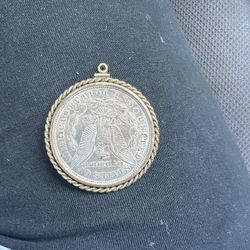 1921 Morgan Dollar In 14kt Pendant *price Negotiable *