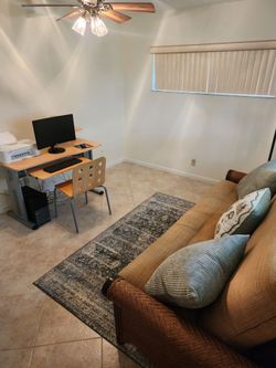 Futon desk carpet lamp off for one lo.Price