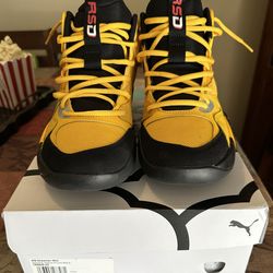 Puma RS-Dreamer 2 Mid J. Cole Size 11.5 Yellow and Black