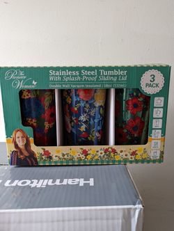 Pioneer Woman 3pc Tumbler Set
