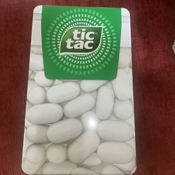 Large tic tac tin container 16 inches x 10 inches