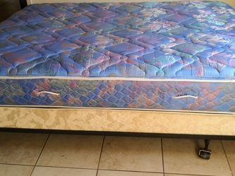 Queen Mattress, Box Spring & Frame