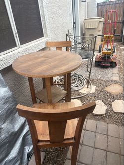 Table and chairs