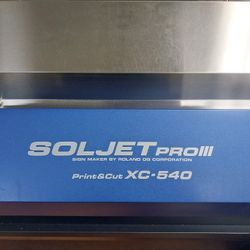 Roland XC540 Wide Format Printer / Cutter For Parts Or Repair