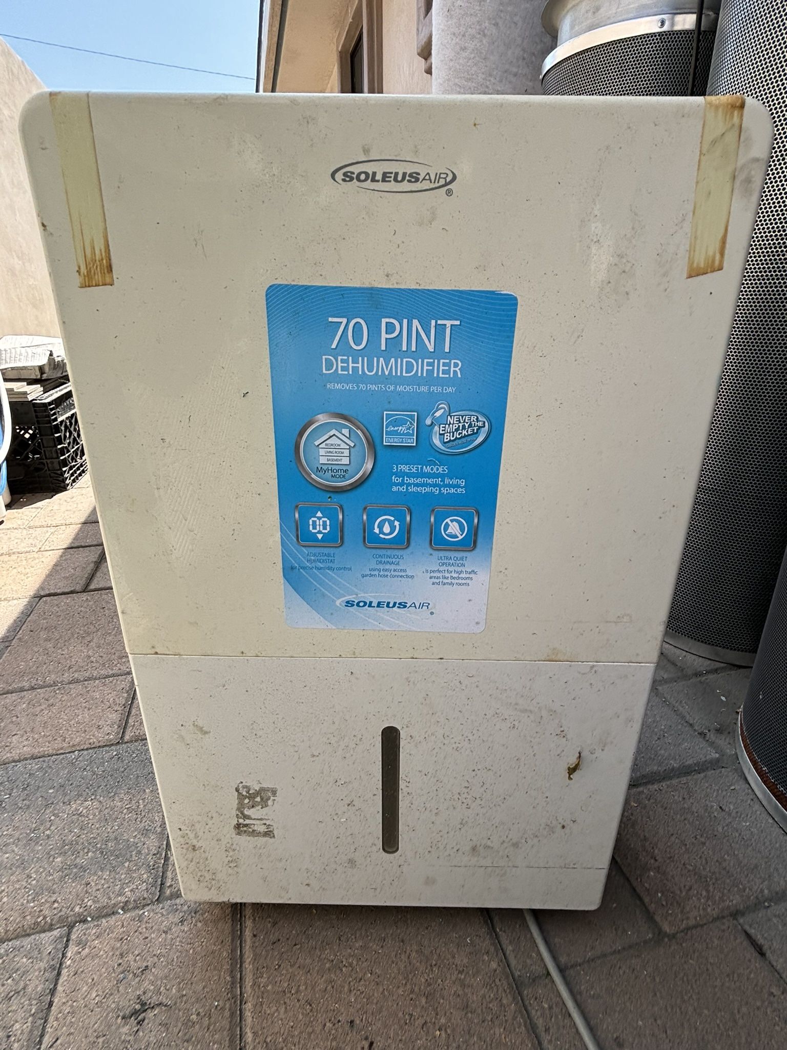 70 Pint Dehumidifier 