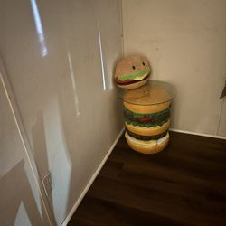 Hamburger Table With Hamburger Stuffy