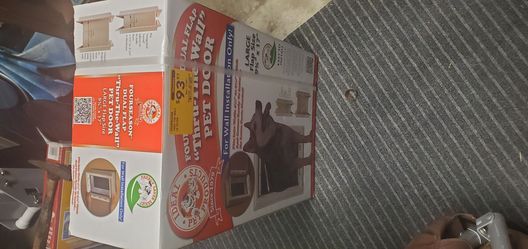 Large breed unopened dog door