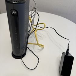 Motorola 8x4 Cable Modem Plus N450 Router