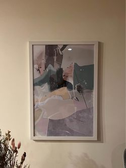 Framed Abstract Wall Art Print