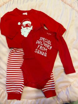 Baby Christmas Outfit Set 3 Pieces