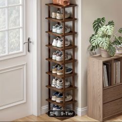 Bamboo shoe rack