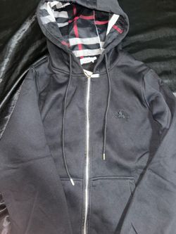 Burberry Black Zip Up