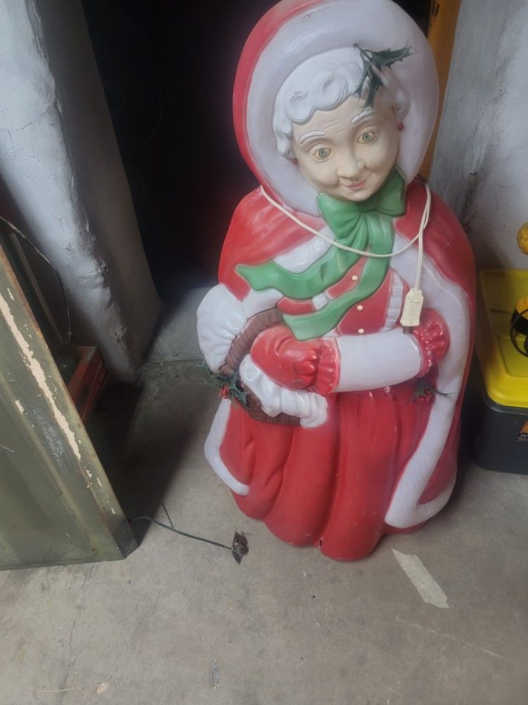 Vintage Misses Santa .
