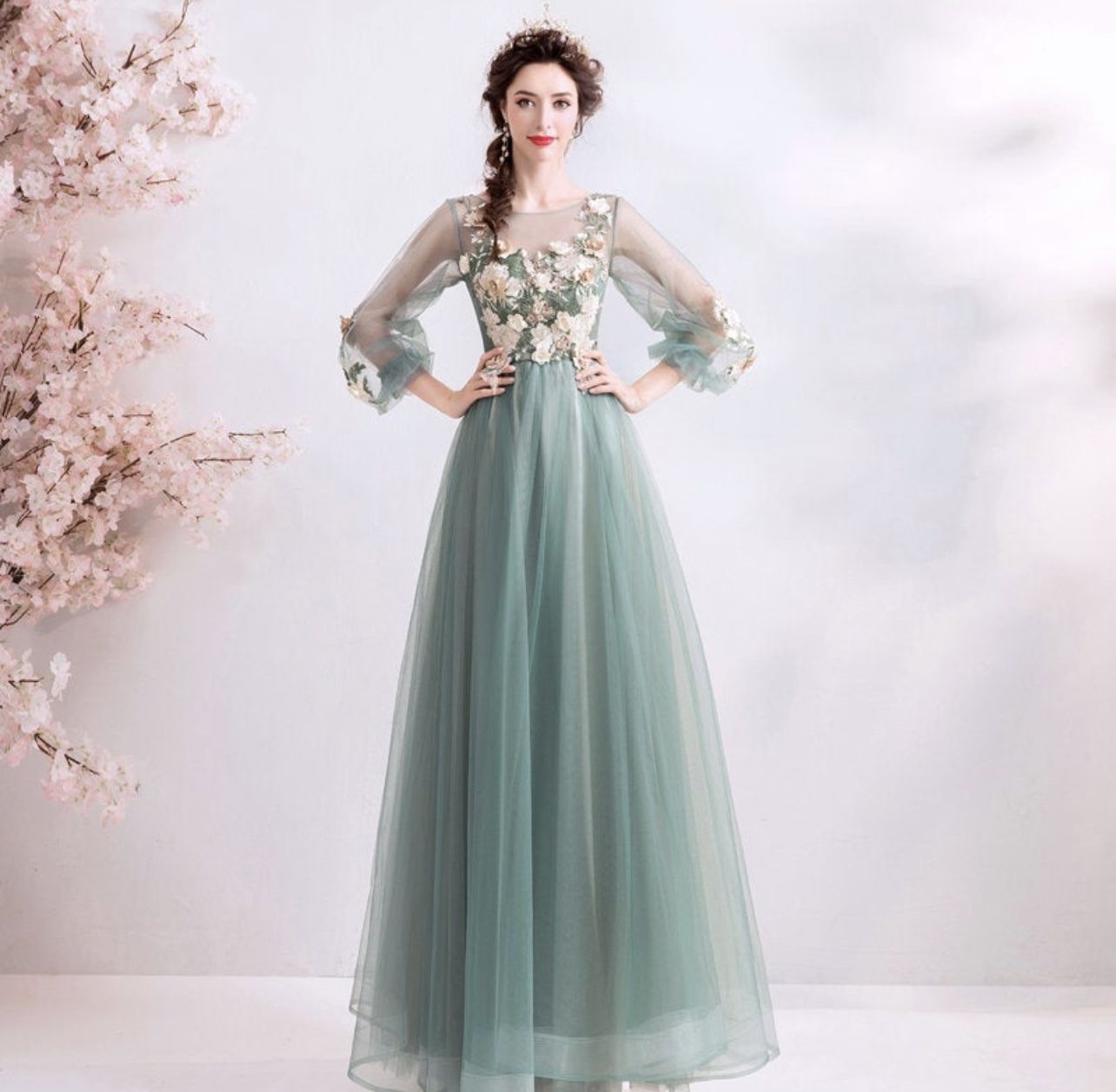 Ball Gown Banquet Dress