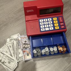 Kids Cash Register With Play Money 