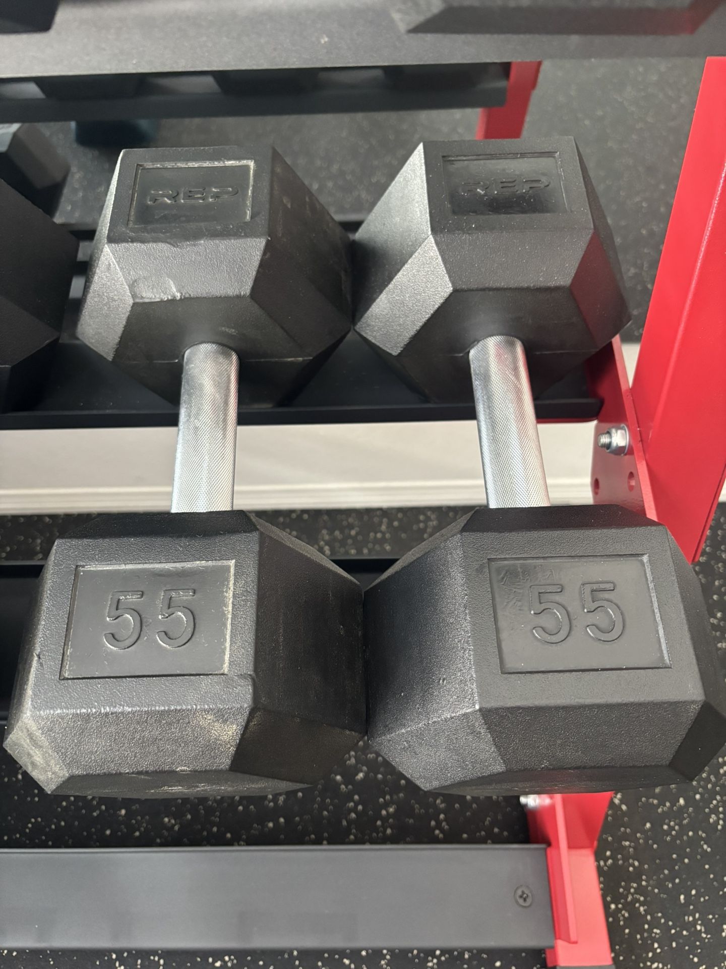 REP 55 Lb & 60 Lb Pair Dumbbells