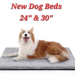 New! 24" & 30" Pet Beds Dog Crate Mats  Machine Washable Reversable Cat Bed $10 /$15 Larger Different Styles Available 