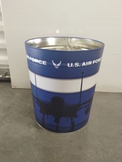 Air Force New Trash Can or Storage Bin 