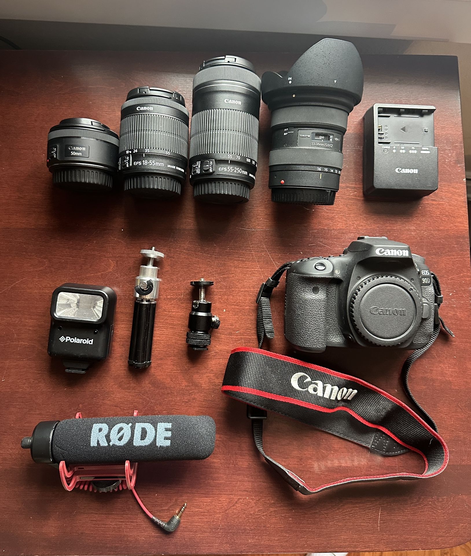 Canon 90D DSLR Bundle Photo and Video Ready