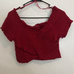 Red Crop Top