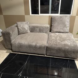 New Coach And Ottoman Set 