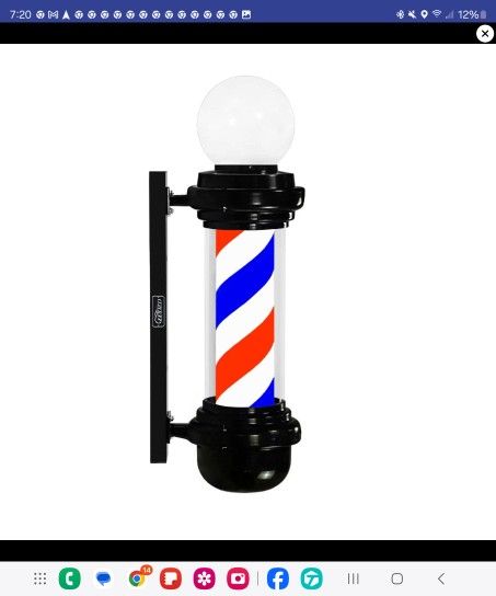 Barber Pole Light