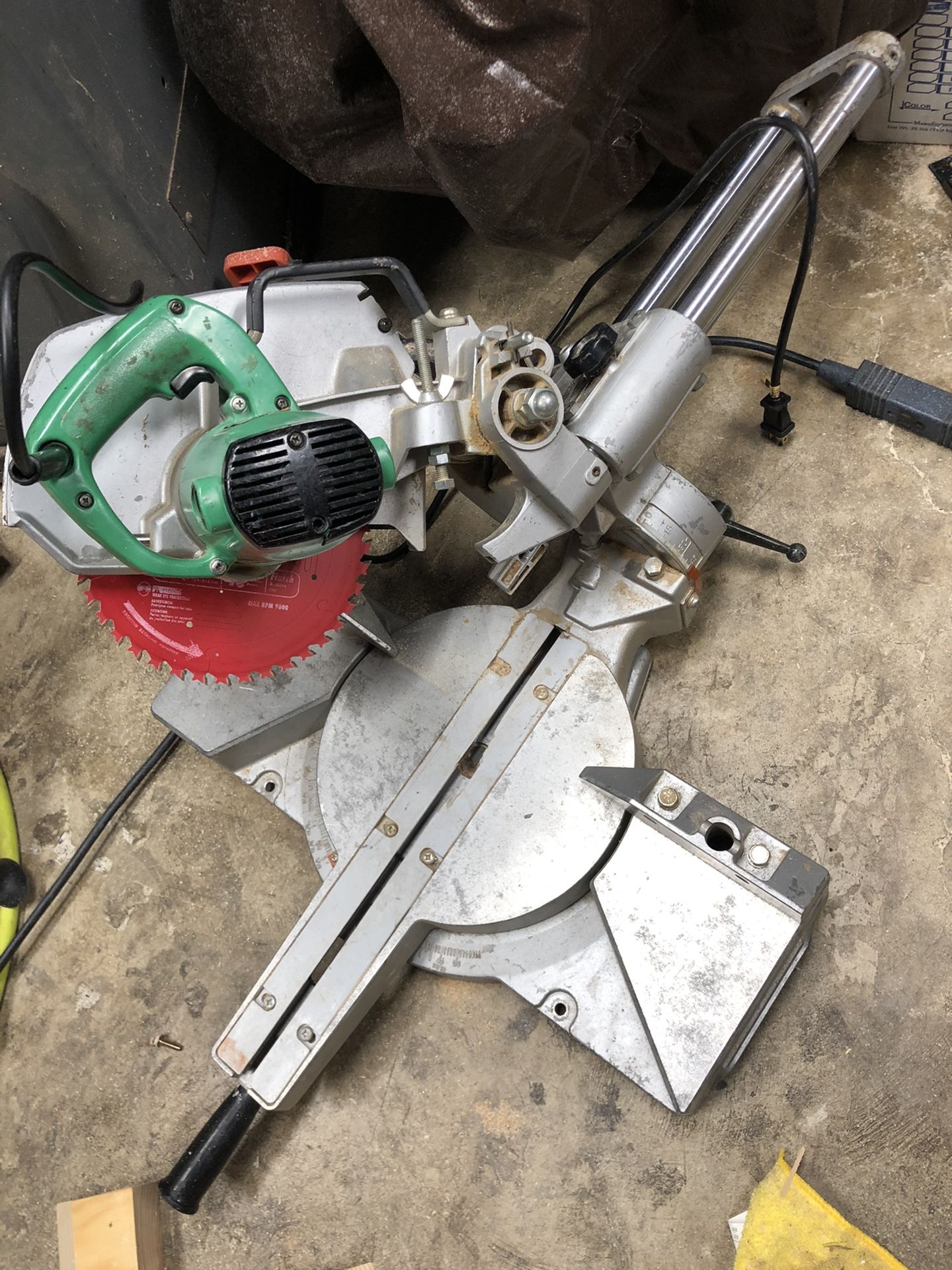 Hitachi 8 1/2” Sliding Compound Miter Saw MADE IN JAPAN for Sale in