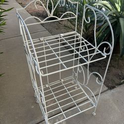 Stand plant vintage 28 inches tall 14 inches long  14 inches wide 