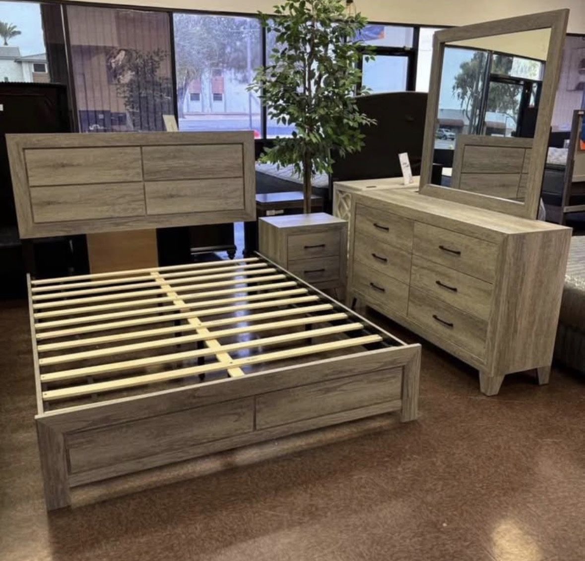 Queen Bedroom Set- TAKE HOME WITH $25